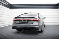 Audi A7 S-Line C8 2017- Diffuser med Avgasutblås Imitationer V.1 Maxton Design